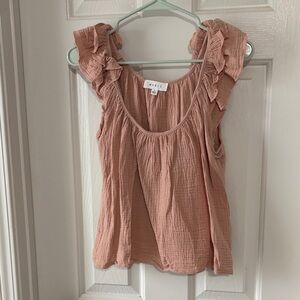 Madewell Ruffle Sleeve Blouse